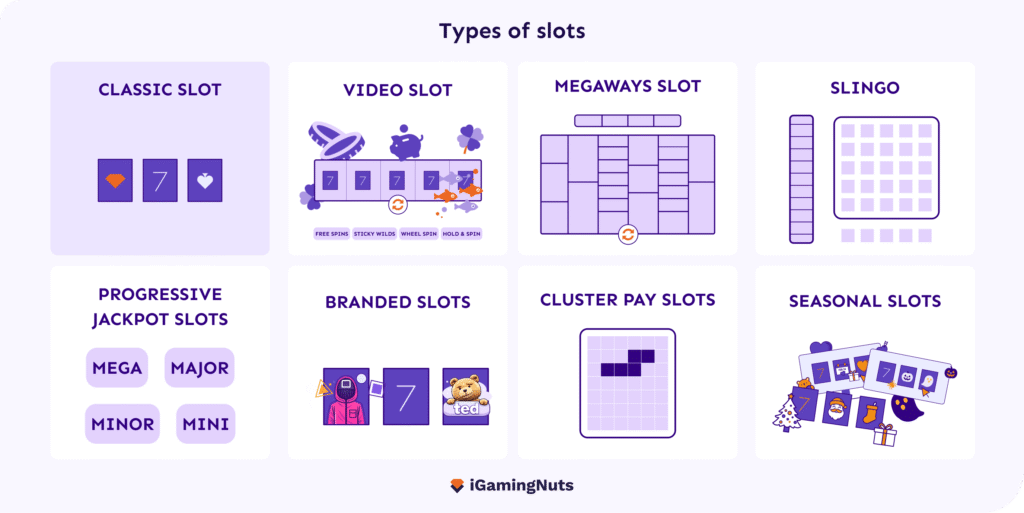 Type of slots infograph