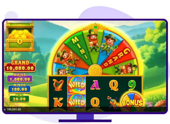 Area Build'R Leprechauns Wheel Feature