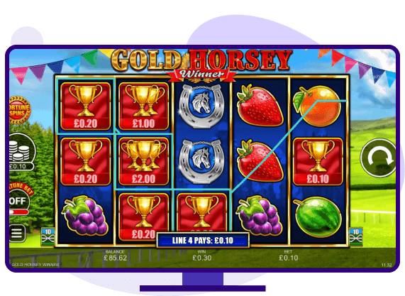Gold Horsey Winner horse racing slot