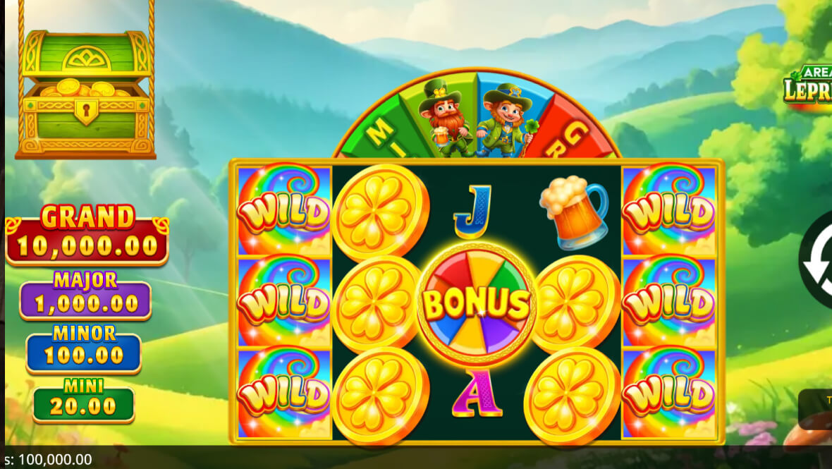 Area Build'R Leprechauns slot demo