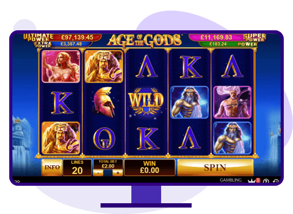 Age of the Gods jackpot slot