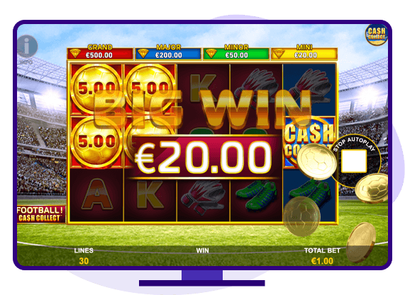 Football Cash Collect Slot Demo