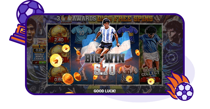 D10S Maradona Cash Collect win
