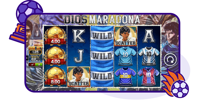 D10S Maradona football slot