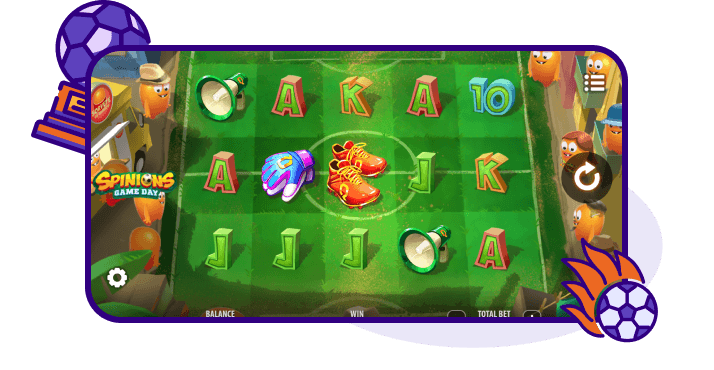 Spinions Game Day football slot