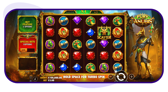 Fury of Anubis slot demo