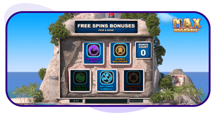Max Megaways Free Spins Options