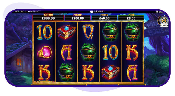 blue wizard Best Hold and Win Slots