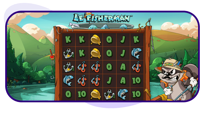 Le Fisherman cluster pays slot