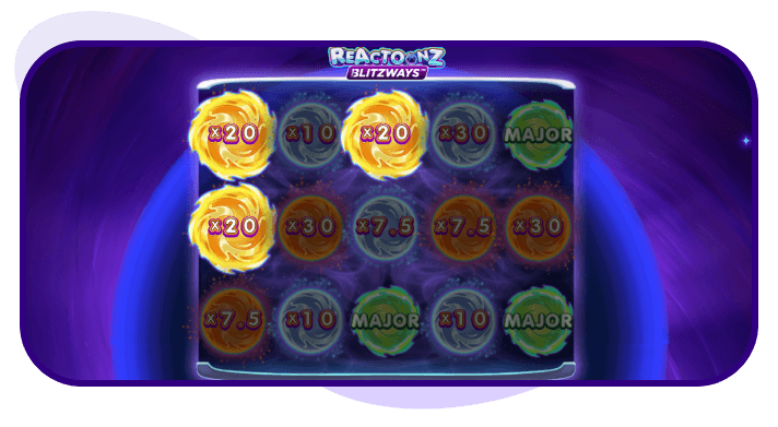 Reactoonz Blitzways Cosmic Prize Feature