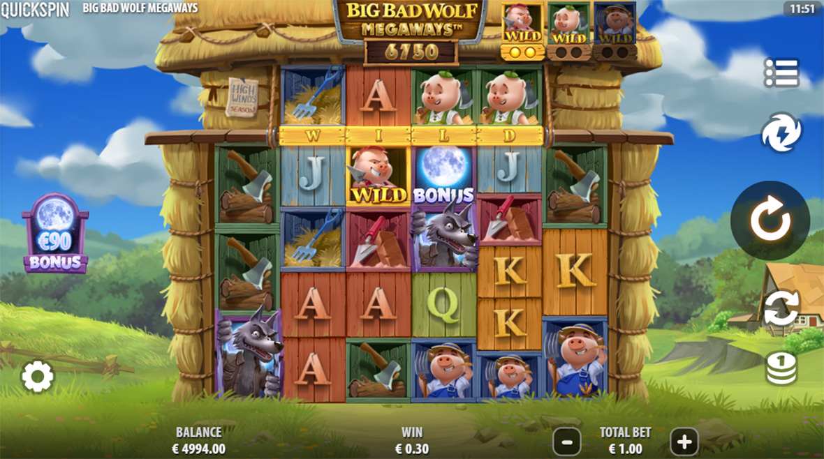 Big Bad Wolf Megaways demo gratis