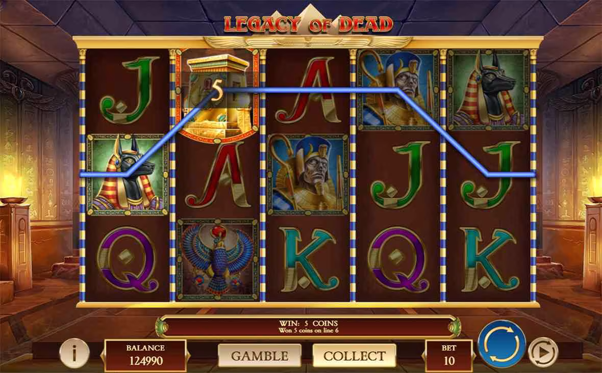 Legacy of Dead slot gratis
