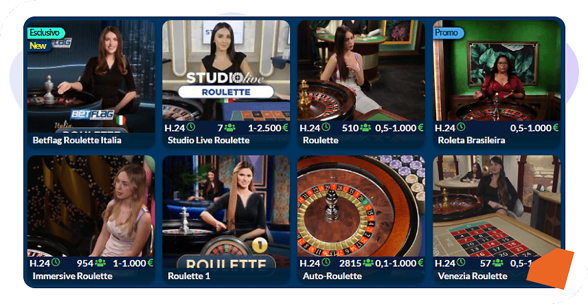 BetFlag – Esperienza roulette tra le più ricche