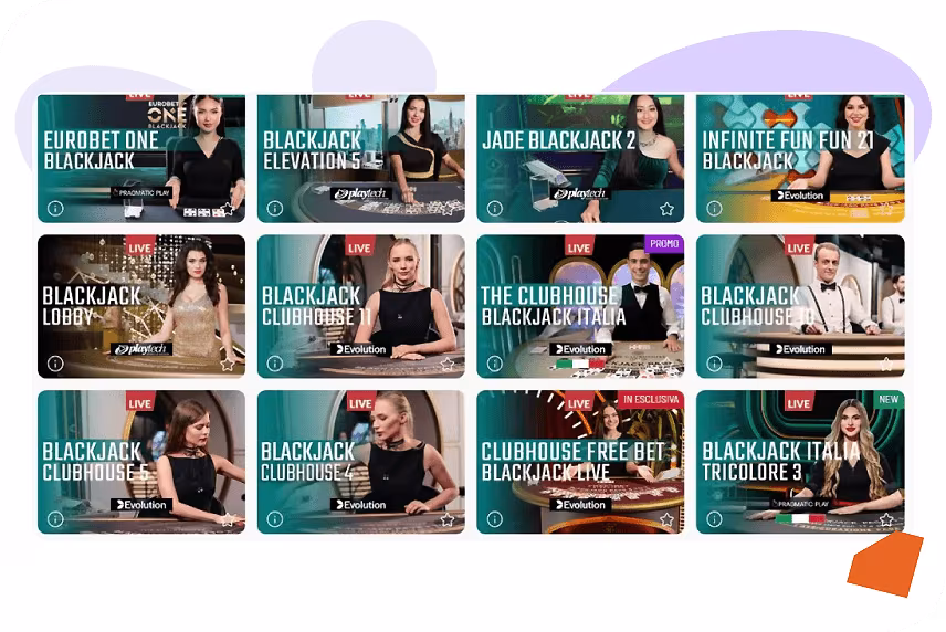 Eurobet Blackjack - Il regno delle esclusive originali