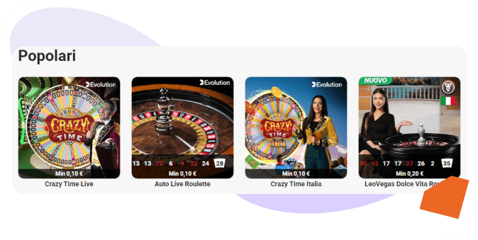 Casinò Live Leovegas