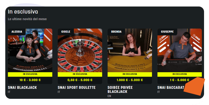 Casinò Live SNAI