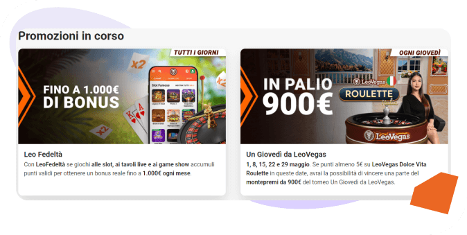 Promozioni LeoVegas