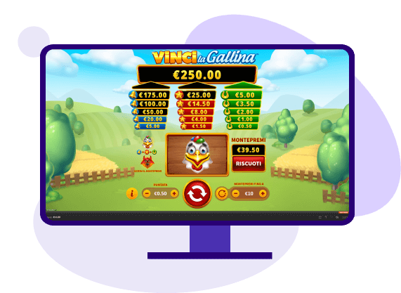 vinci la gallina gratis