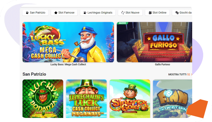 LeoVegas – Migliori Slot Mobile