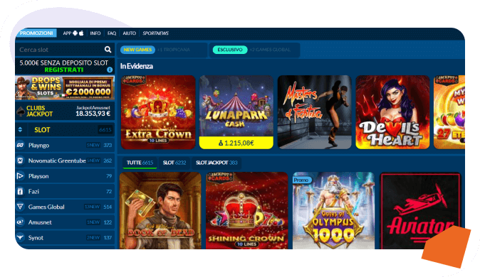 BetFlag – Miglior Bonus Slot Senza Deposito