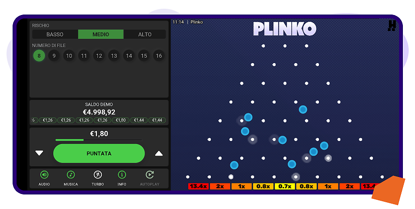 Plinko app su mobile