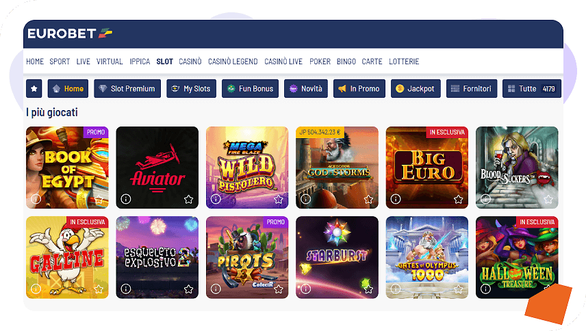Eurobet Slots