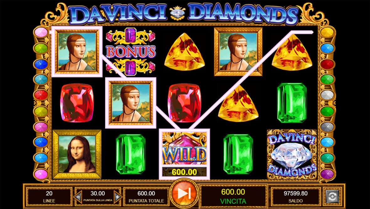 DaVinci Demo Slot background