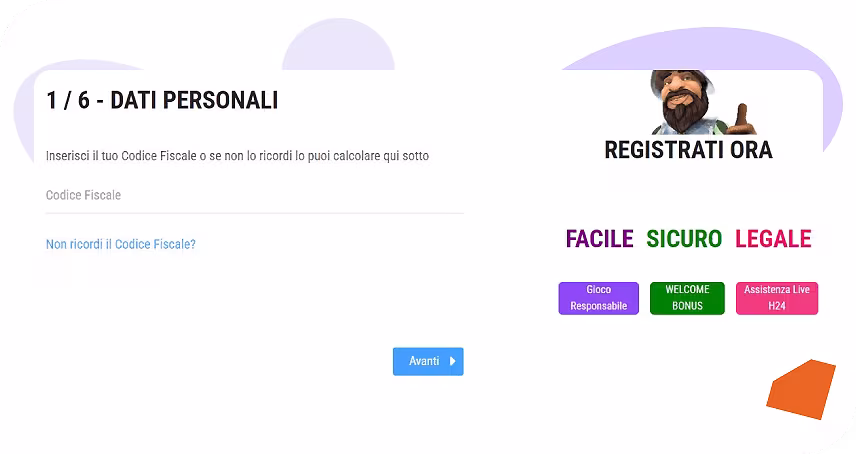 vincitu registrazione