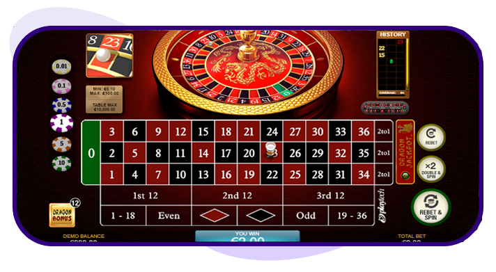 Dragon Jackpot Roulette Gameplay