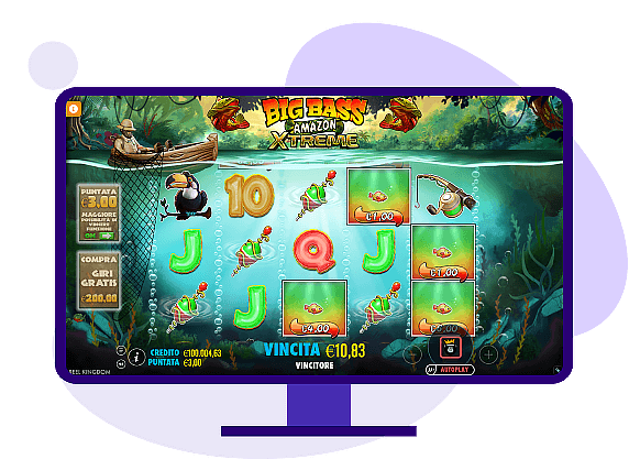 Big Bass Amazon Xtreme: demo della slot gratis