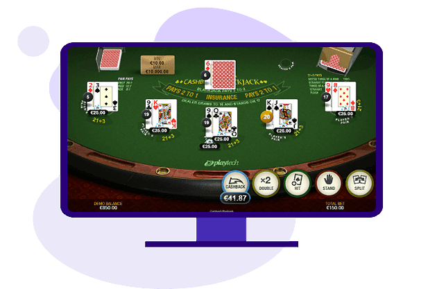 Cashback Blackjack Demo
