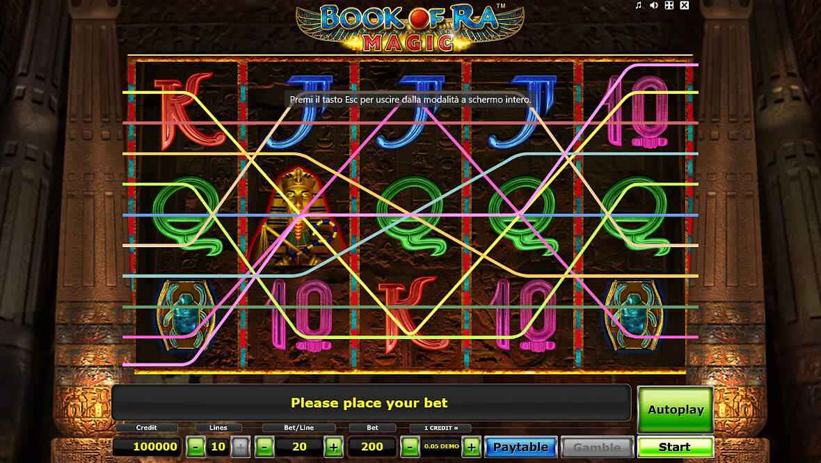 book of ra magic background