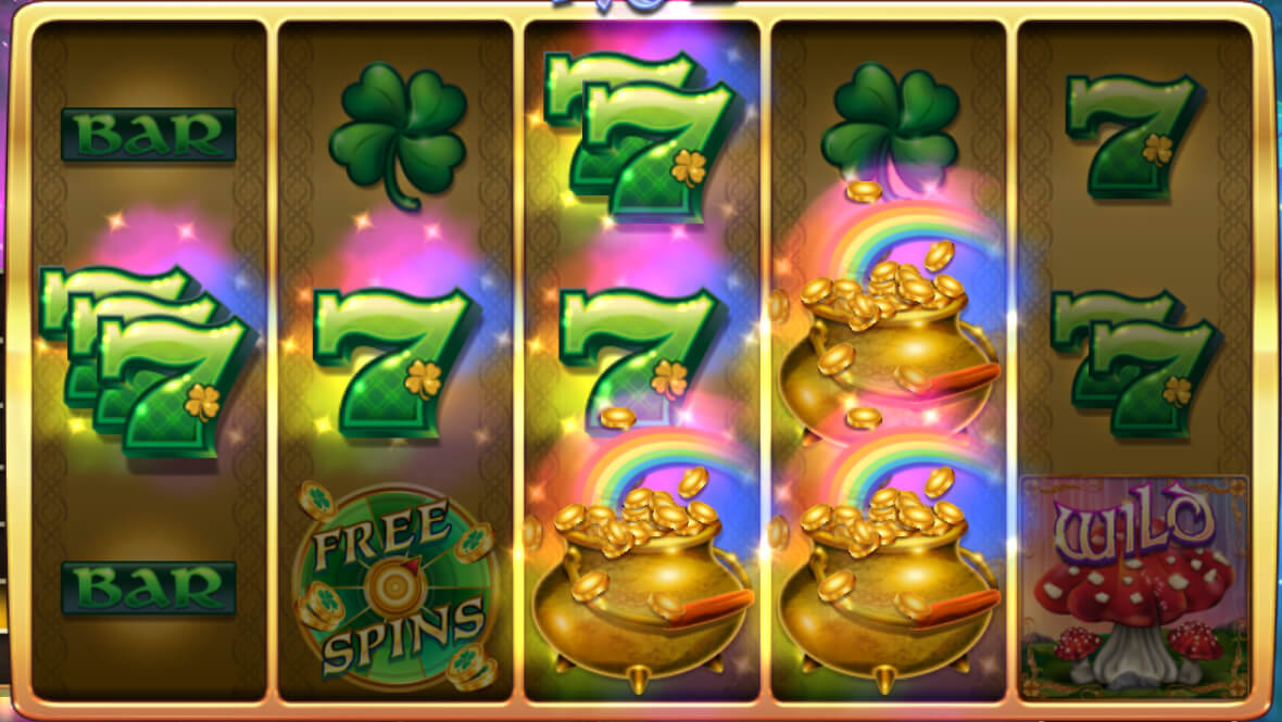 9 Pots of Gold slot background