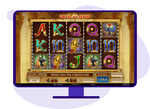 Slot 1 centesimo Book of Dead