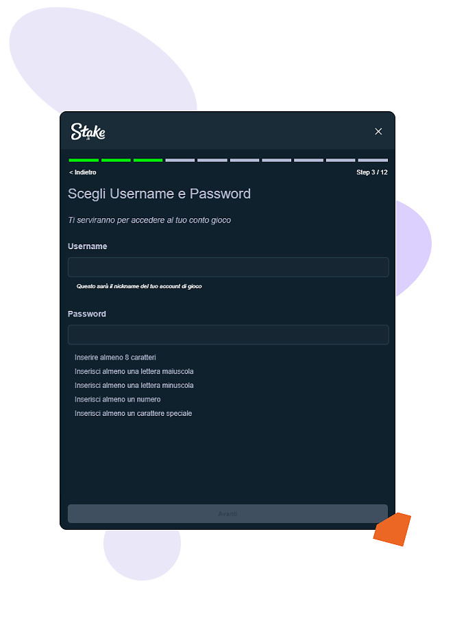 Registrazione Stake Casino