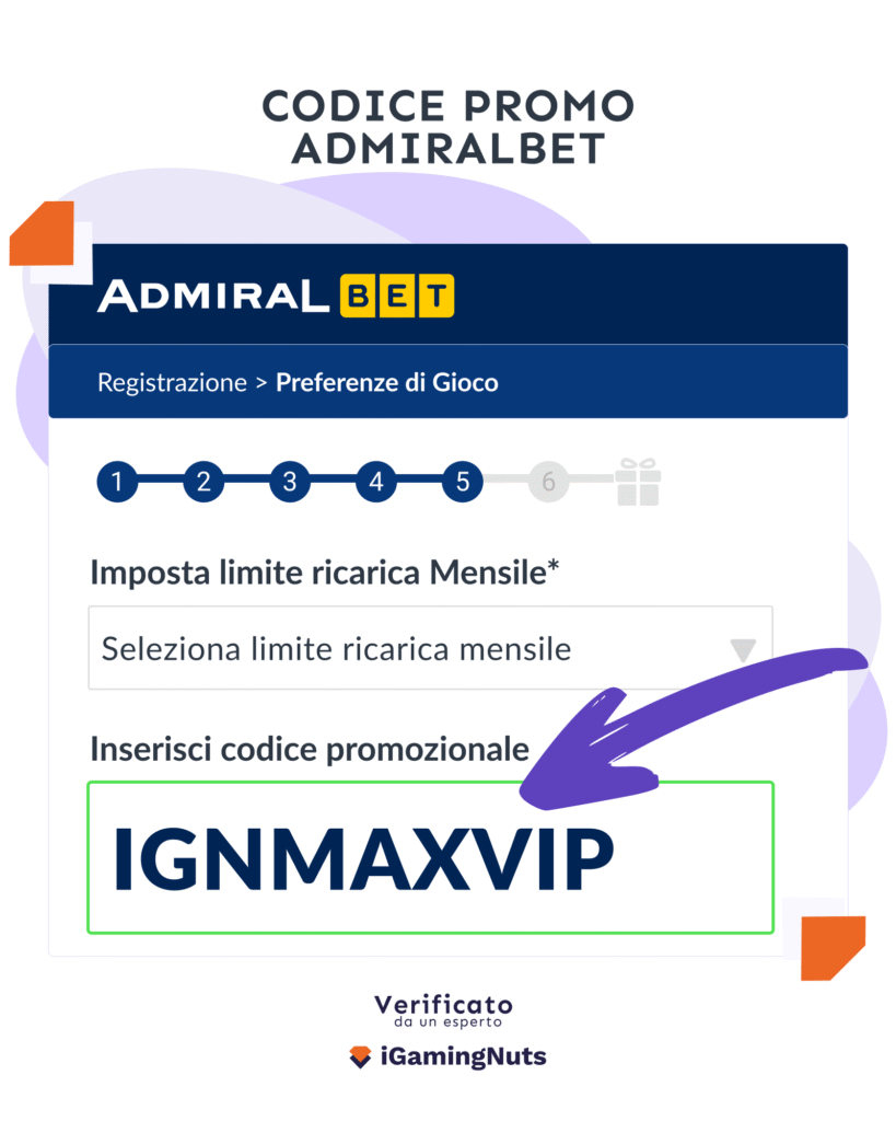 Codice Promozionale AdmiralBet