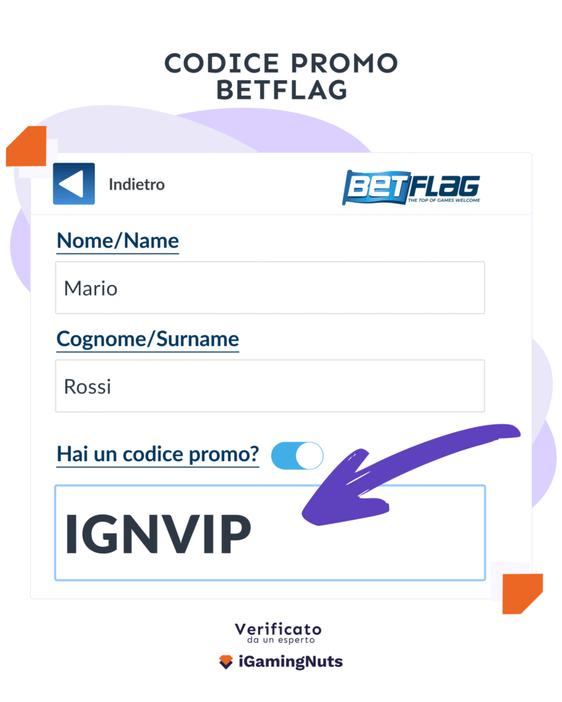 Codice Promo BetFlag