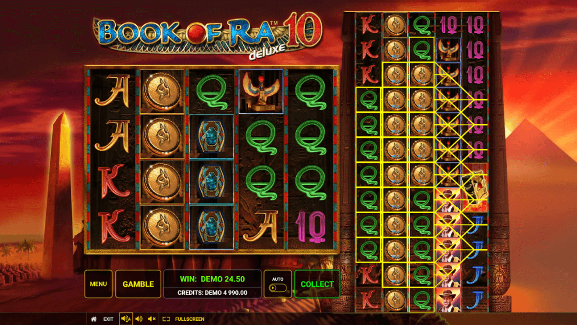 book of ra 10 deluxe background