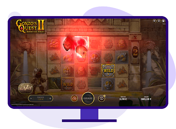 Gonzo's Quest II Demo Bonus Wild