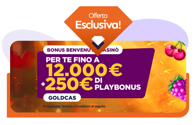 Bonus esclusivo GoldBet Casino