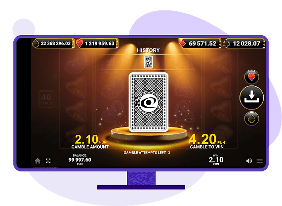 40 burning hot bonus