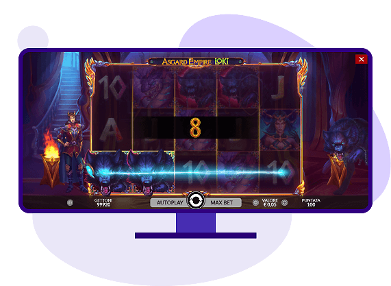 Asgard Empire Loki slot free spin