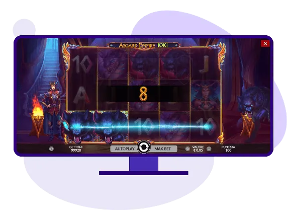 Asgard Empire Loki slot free spin