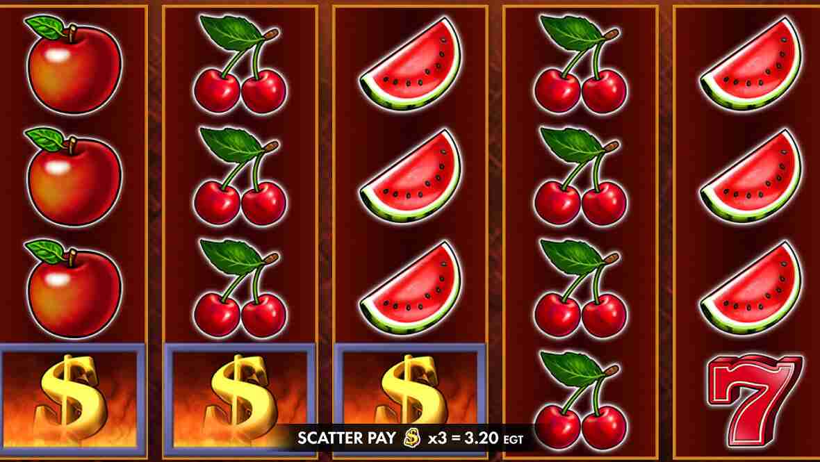 Flaming Hot slot background