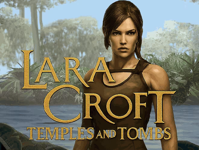Lara Croft slot logo