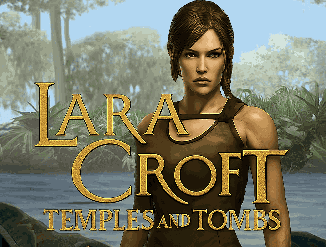 Lara Croft slot logo