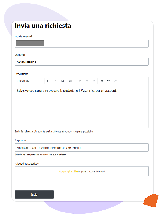 Planetwin365 assistenza