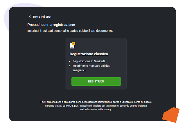 Planetwin365 registrazione