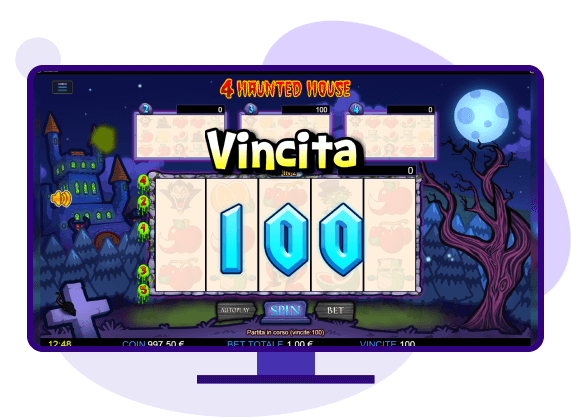 4 Haunted House slot gratis