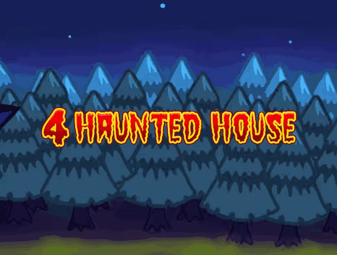 4 haunted house logo